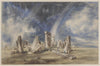Stonehenge At Sunset - Canvas Prints