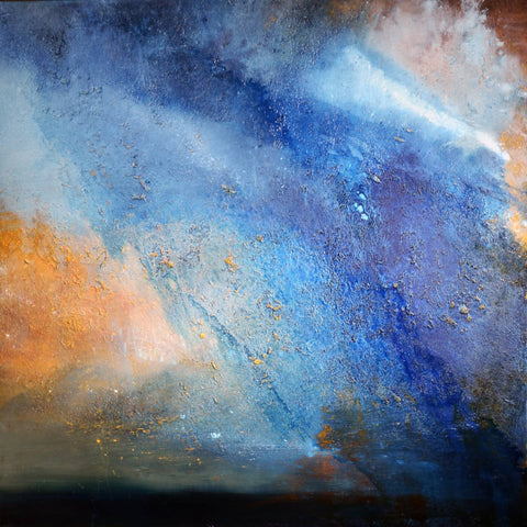 Storm At Sea - Contemporary Abstract Art by Jacob Mitchell
