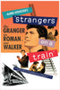 Strangers On A Train - Alfred Hitchcock - Classic Hollywood Suspense Movie Poster - Art Prints