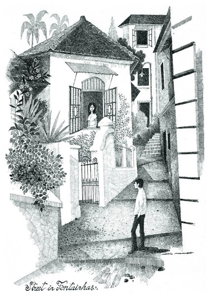 Street In Fontainhas - Large Art Prints