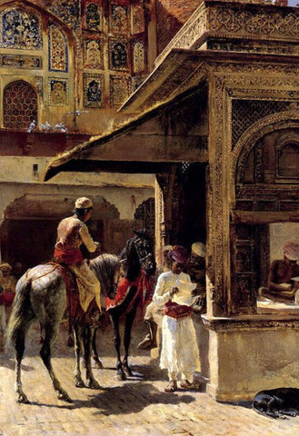 Street Scene In India II by Edwin Lord Weeks