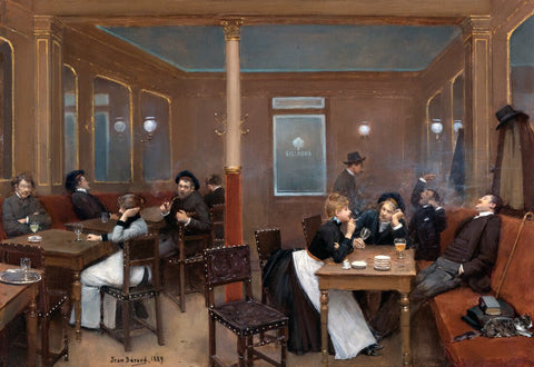 Student Brewery (Student Brasserie) - Jean Béraud Painting - Posters by Jean Béraud
