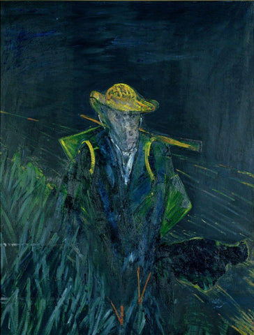 Study For Portrait of Vincent van Gogh I - Francis Bacon - Abstract Expressionist Painting by Francis Bacon