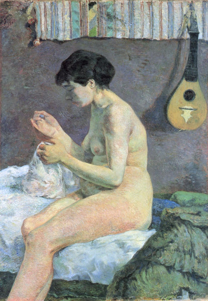 Study Of A Nude (Suzanne Sewing) - Art Prints