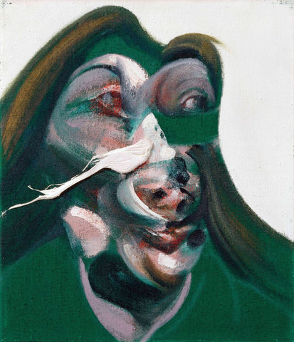 Study for Head of Isabel Rawsthorne - Francis Bacon - Abstract Expressionist Painting by Francis Bacon