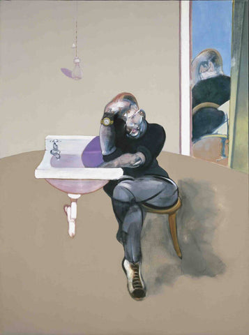 Study for Self II - Francis Bacon - Abstract Expressionist Painting by Francis Bacon