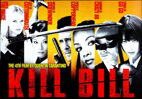 Subway Poster - Kill Bill - Hollywood Collection - Canvas Prints