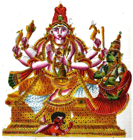 Sukhasana Shiva - Canvas Prints