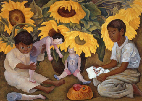 Sunflowers - Diego Rivera - Posters