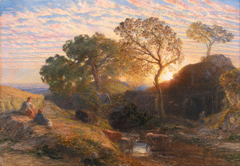 Sunset - Large Art Prints by Samuel Palmer