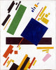 Kazimir Malevich - Suprematist Composition (Blue Rectangle Over The Red Beam), 1916 - Framed Prints