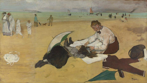 Edgar Degas - Sur la Plage - Beach Scene - Large Art Prints