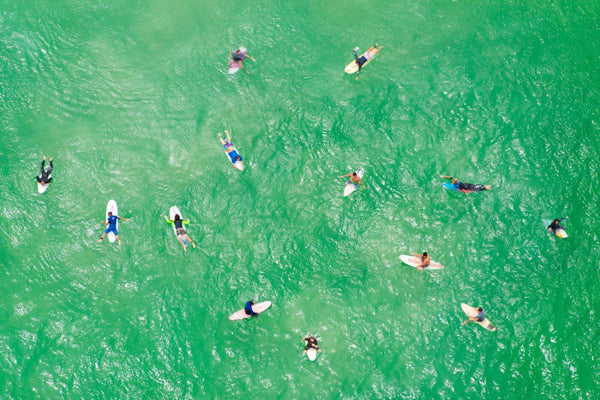 Surfers Painting - Sydney Australia Photo and Painting Collection - Art Prints