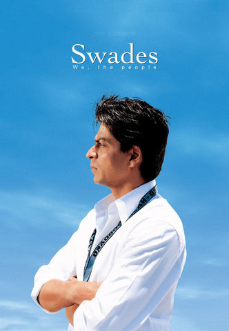 Swades - Shah Rukh Khan Bollywood Classic Hindi Movie Poster by Tallenge Store