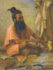 Swami Vishwamitra In Meditation - Raja Ravi Varma - 1897 Vintage Indian Art Painting - Art Prints