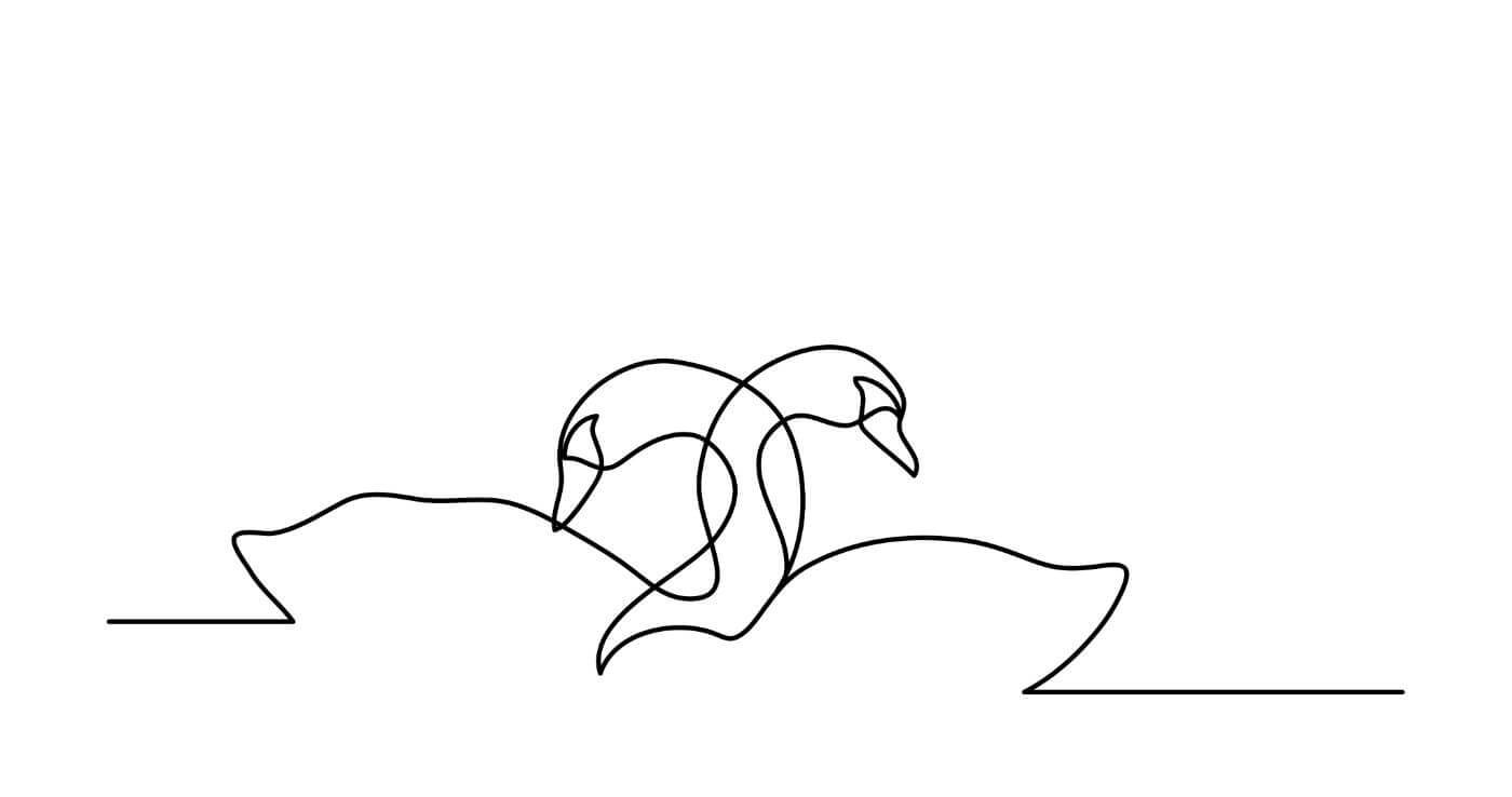 line drawing love