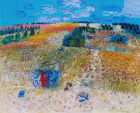 The Wheatfield - Raoul Dufy - Canvas Prints by Raoul Dufy