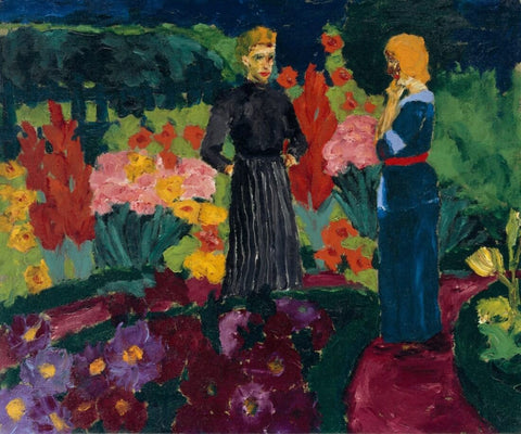 Women in the Garden (Frauen im Garten), 1915 by Emil Nolde