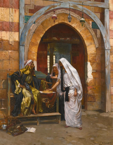 The Fortune Teller by Rudolf Ernst