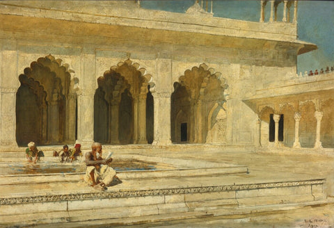 The Pearl Mosque, Agra - Framed Prints by Edwin Lord Weeks