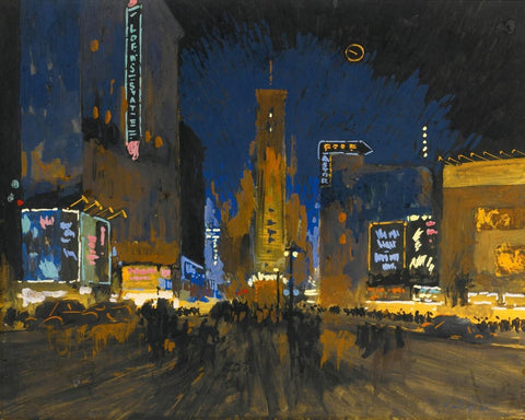 Times Square, 1950 - Posters by Narayan Shridhar Bendre