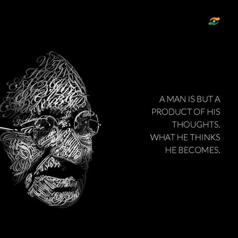 Mahatma Gandhi Painting - Posters by Peter James | Buy Posters, Frames,  Canvas & Digital Art Prints | Small, Compact, Medium and Large Variants