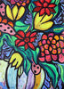 Abstract Floral Oil Painting - Canvas Prints