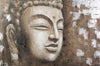 Gautam Buddha Oil Painting - Canvas Prints