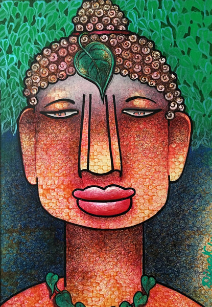Modern Art - Buddha Painting - Canvas Prints