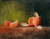 Oil Painting of a Peeled Oranges - Framed Prints