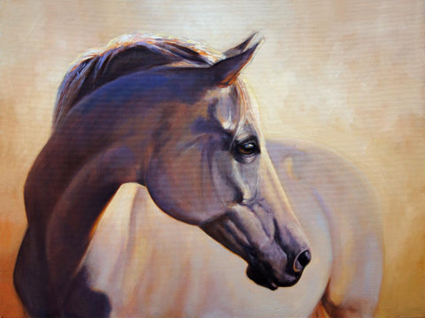 Oil Painting of Horse by Mahesh