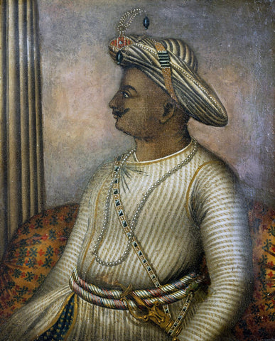 Portrait Of Tipu Sultan - Large Art Prints