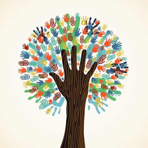 Contemporary Art - Diversity Tree - Posters by Aditi Musunur