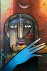 Contemporary Indian Art - Krishna - Canvas Prints