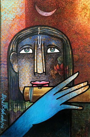 Contemporary Indian Art - Krishna - Posters by Mahesh