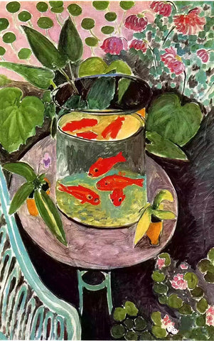 The Goldfish (Poisson Rouge) – Henri Matisse Painting by Henri Matisse