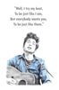 Music and Musicians Collection - Bob Dylan Lyrics Maggies Farm - Painting - Framed Prints