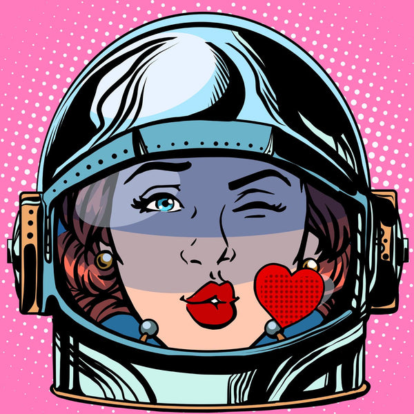 Pop Art - Space Girl - Posters