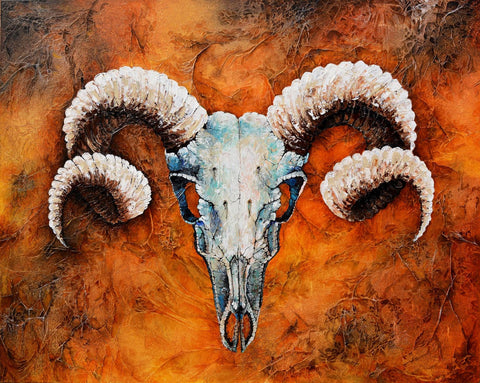 Texas Longhorn Skull - Art Prints