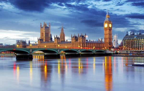 View Of Westminster Hall And Bridge - Large Art Prints