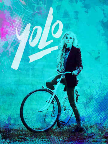YOLO - You Only Live Once - Poster - Framed Prints by Aditi Musunur