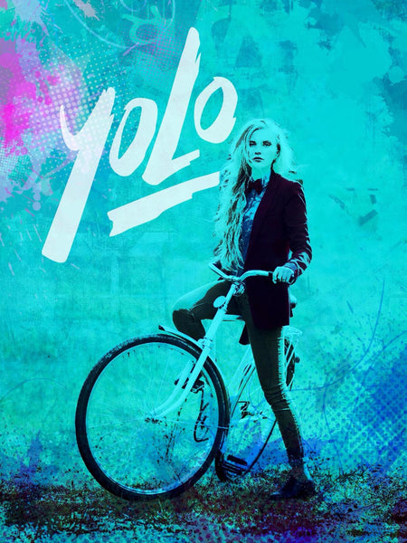 YOLO - You Only Live Once - Poster - Canvas Prints