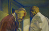 Tagore And Gandhi - Jamini Roy - Framed Prints