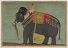 Indian Miniature Art - The Elephant \Alam-Guman Gajraj'' - Posters"