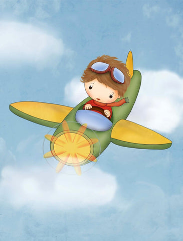 Take Wings Little Boy - Art Prints