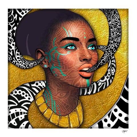 African Women - Large Art Prints by Teri Hamilton
