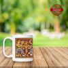 Coffee Mug - Art Collection - Santhal Dancers by Jamini Roy