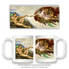 Coffee Mug - Art Collection - Creation Of Adam Painting By Michelangelo