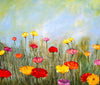 Tallenge Floral Art Collection - Contemporary Painting - Summer Field - Posters