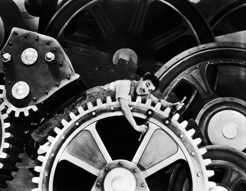 Tallenge Hollywood Collection - Charlie Chaplin - Modern Times - Posters by Joel Jerry